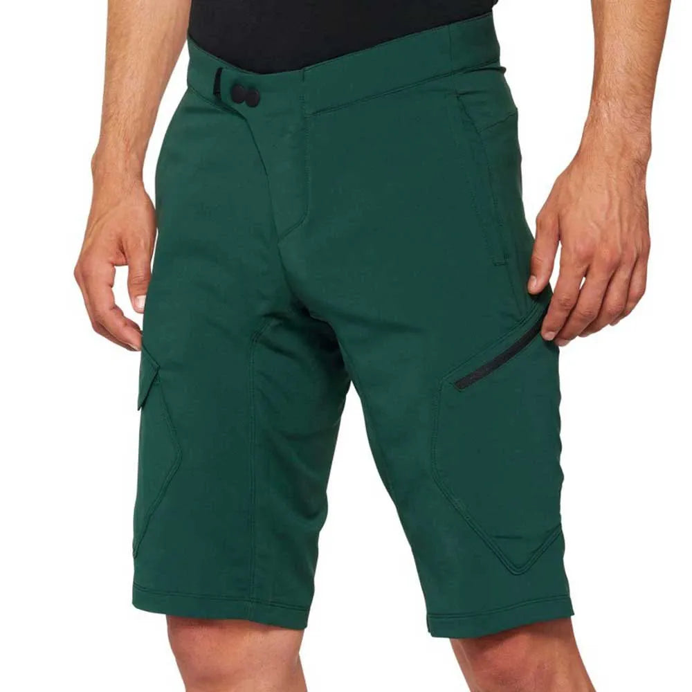 100% Ridecamp Shorts-32-Forest Green-BRINK