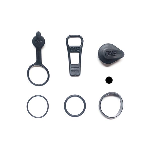 OneUp EDC pump replacement caps, straps and seals