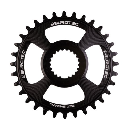 Burgtec Shimano Direct Mount Oval Thick Thin Chainring