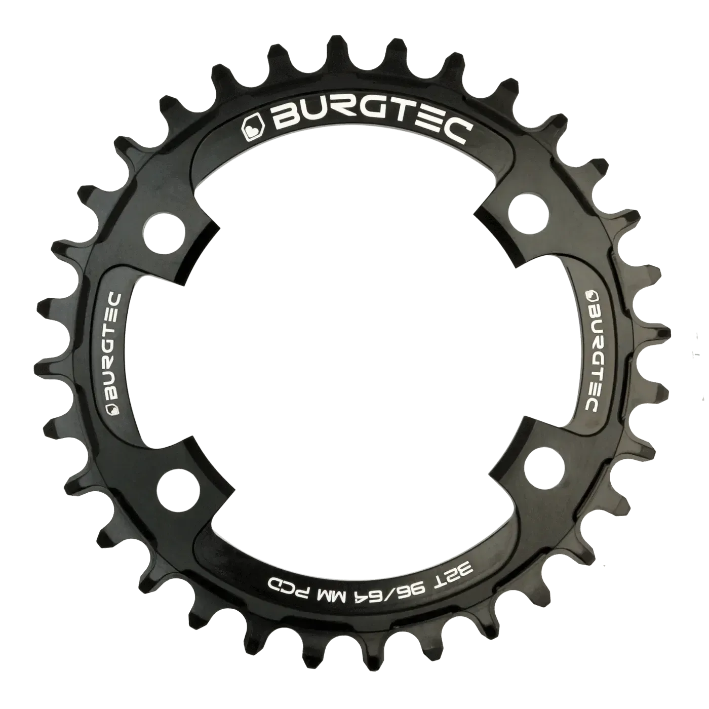 Burgtec 4-bolt 96/64mm PCD Thick Thin Chainring-BRINK