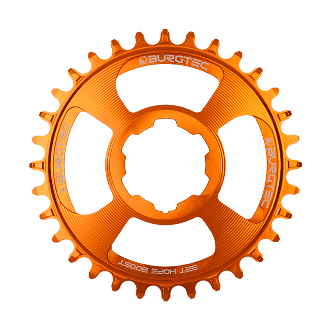 Burgtec Hope Thick Thin Chainring-28T-Iron Bro Orange-Boost-BRINK
