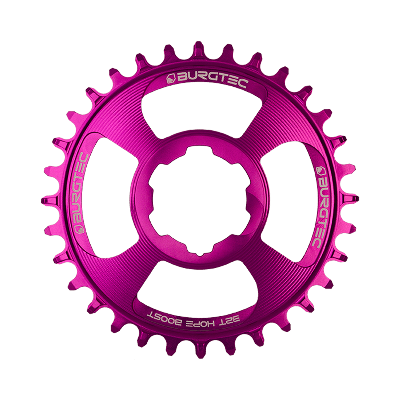 Burgtec Hope Thick Thin Chainring-28T-Purple Rain-Boost-BRINK