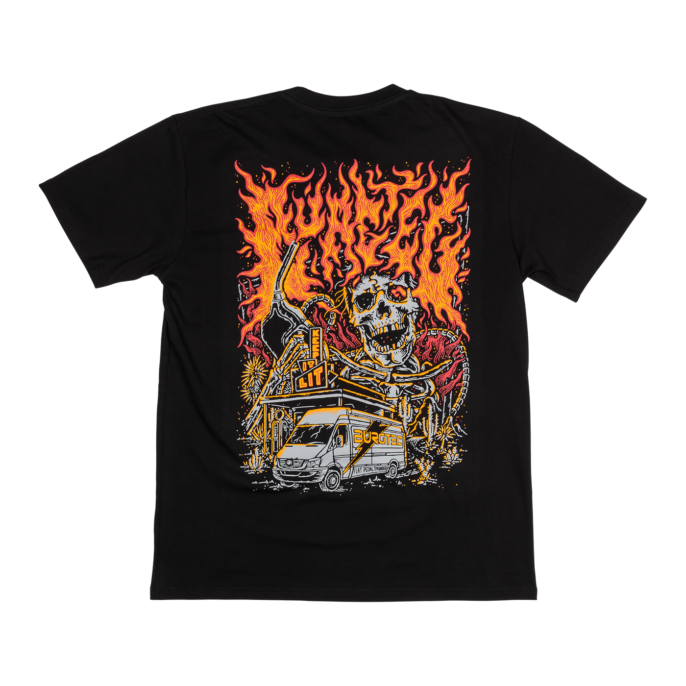 Burgtec Keep It Lit T-Shirt-Black-S-BRINK