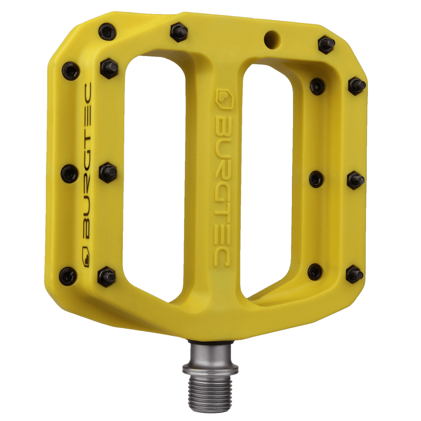 Burgtec MK4 Composite Pedals-Electric Yellow-BRINK
