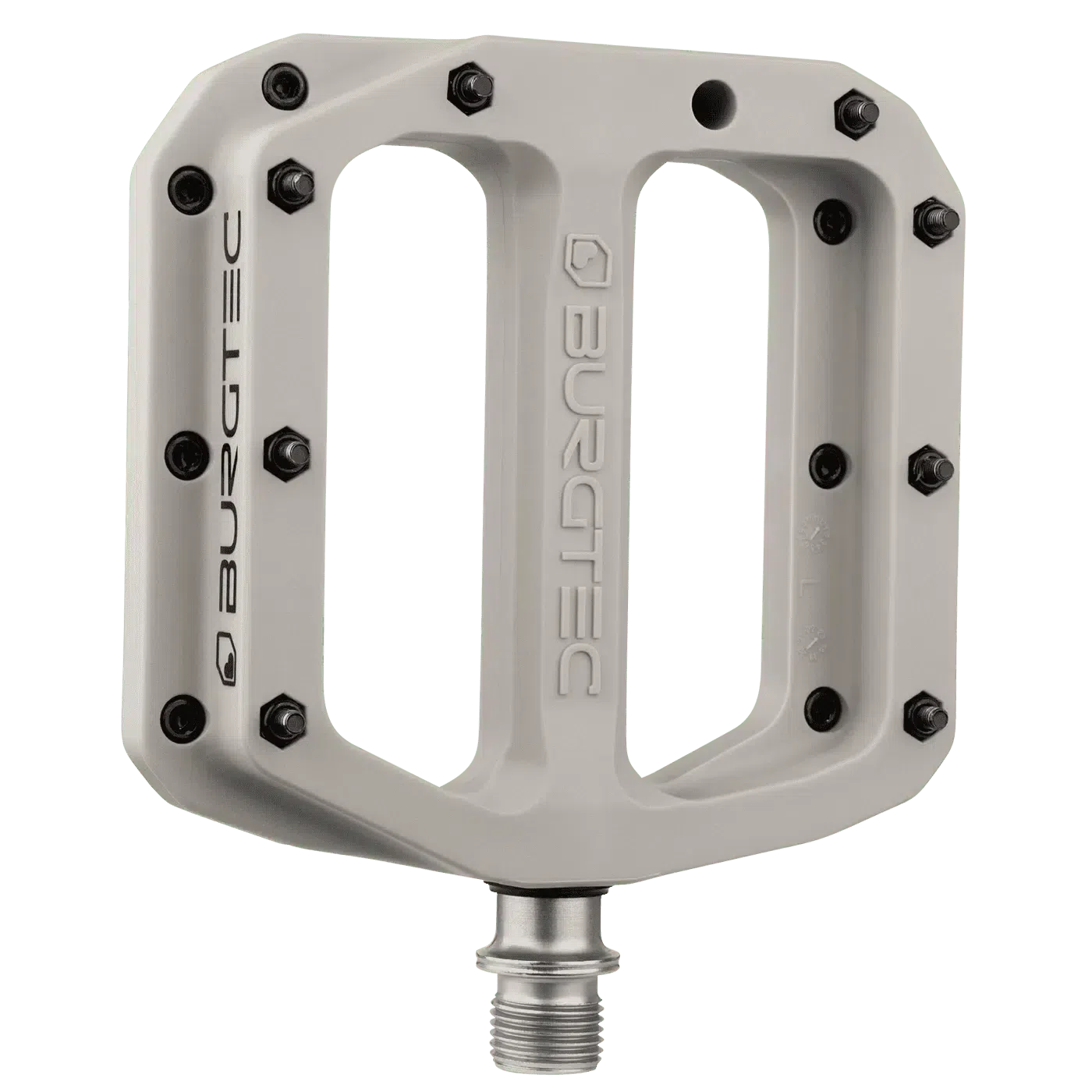 Burgtec MK4 Composite Pedals-Nasa Grey-BRINK