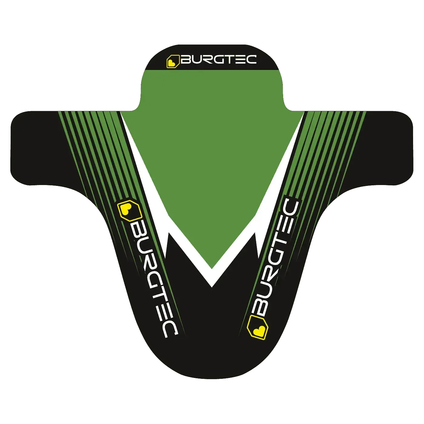 Burgtec Moto Mudguard-Green-BRINK