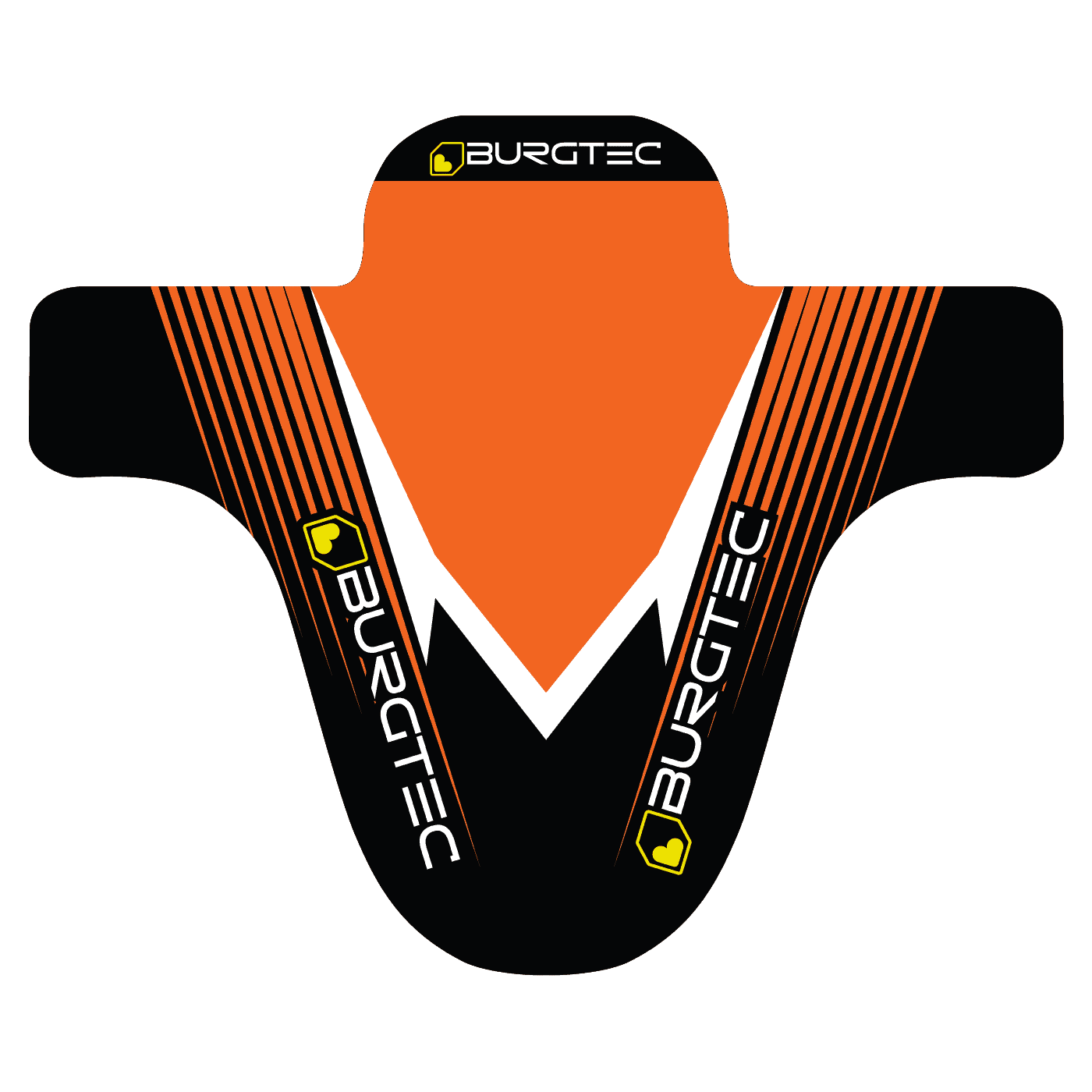 Burgtec Moto Mudguard-Orange-BRINK