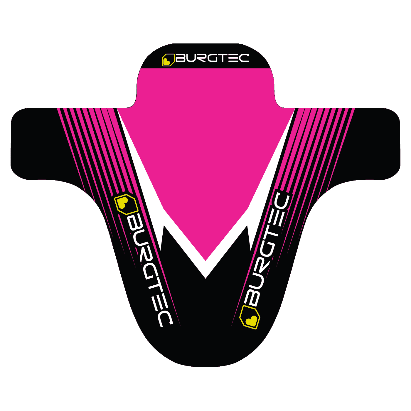 Burgtec Moto Mudguard-Pink-BRINK