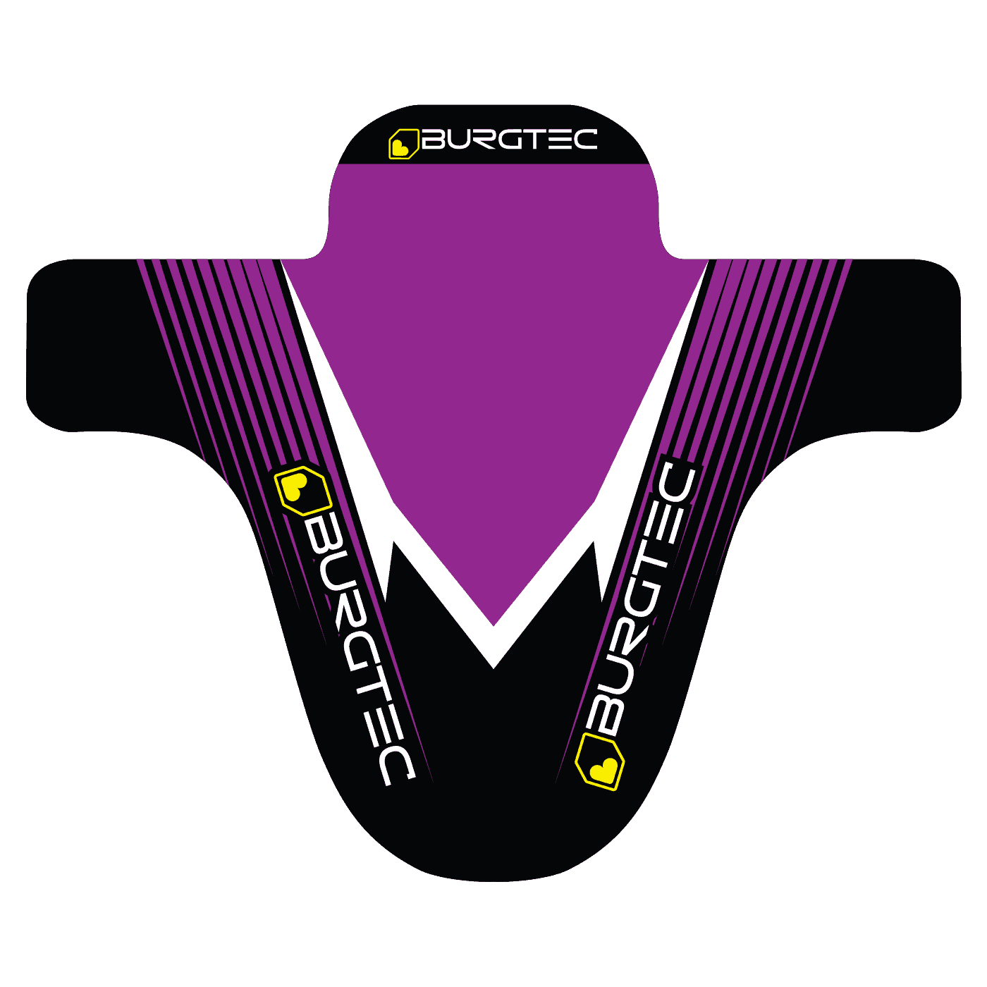 Burgtec Moto Mudguard-Purple-BRINK