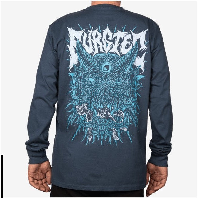 Burgtec Roll With Us Faded Long Sleeve T-Shirt-S-BRINK
