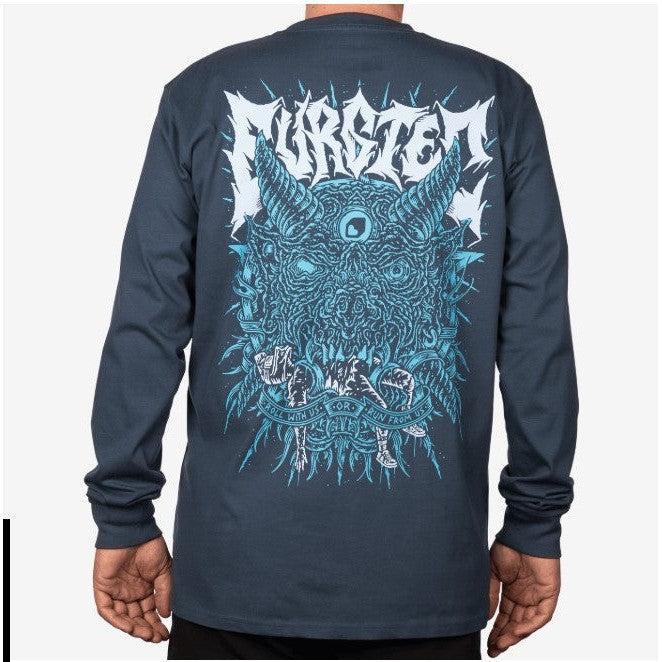 Burgtec Roll With Us Faded Long Sleeve T-Shirt-S-BRINK