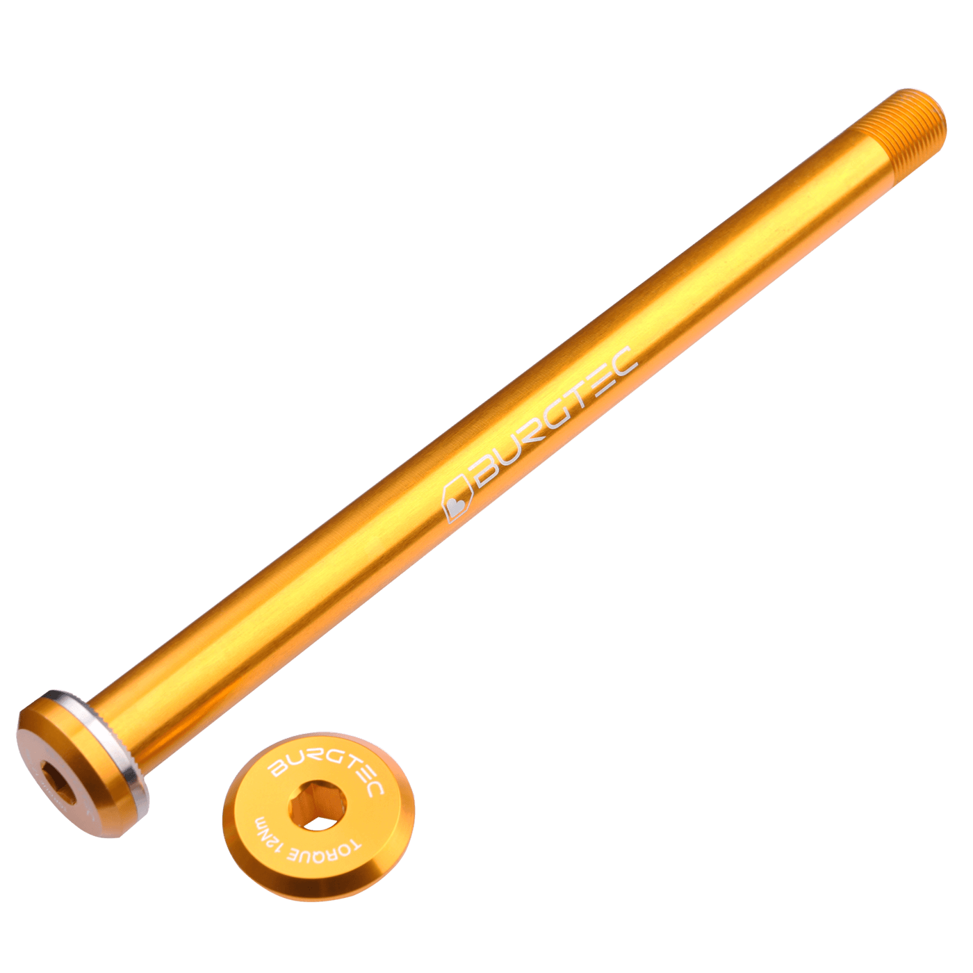 Burgtec Santa Cruz Rear Axle-168.5mm-Bullion Gold-BRINK