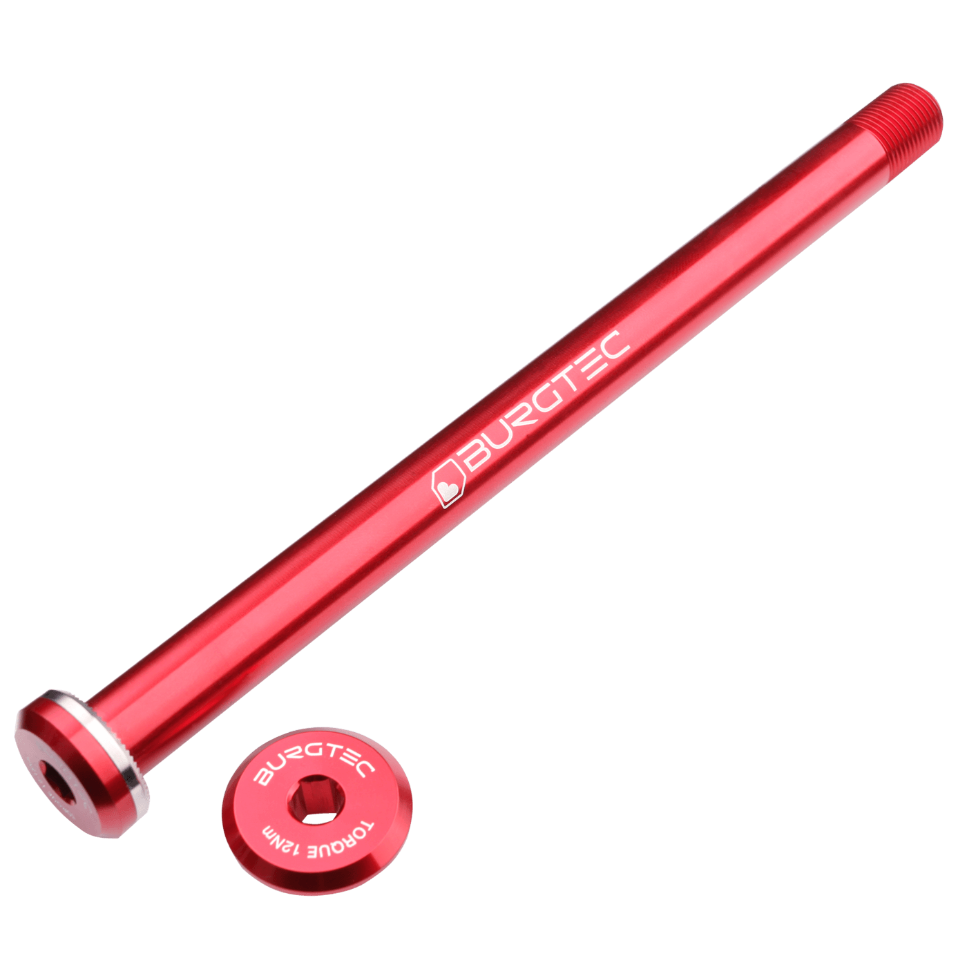 Burgtec Santa Cruz Rear Axle-168.5mm-Race Red-BRINK