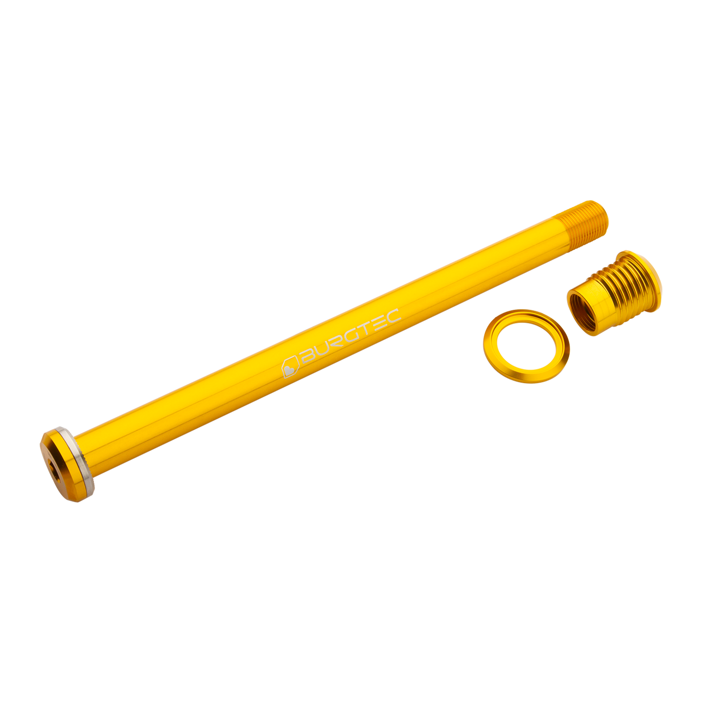Burgtec Santa Cruz Rear Axle-173.7mm-Bullion Gold-BRINK