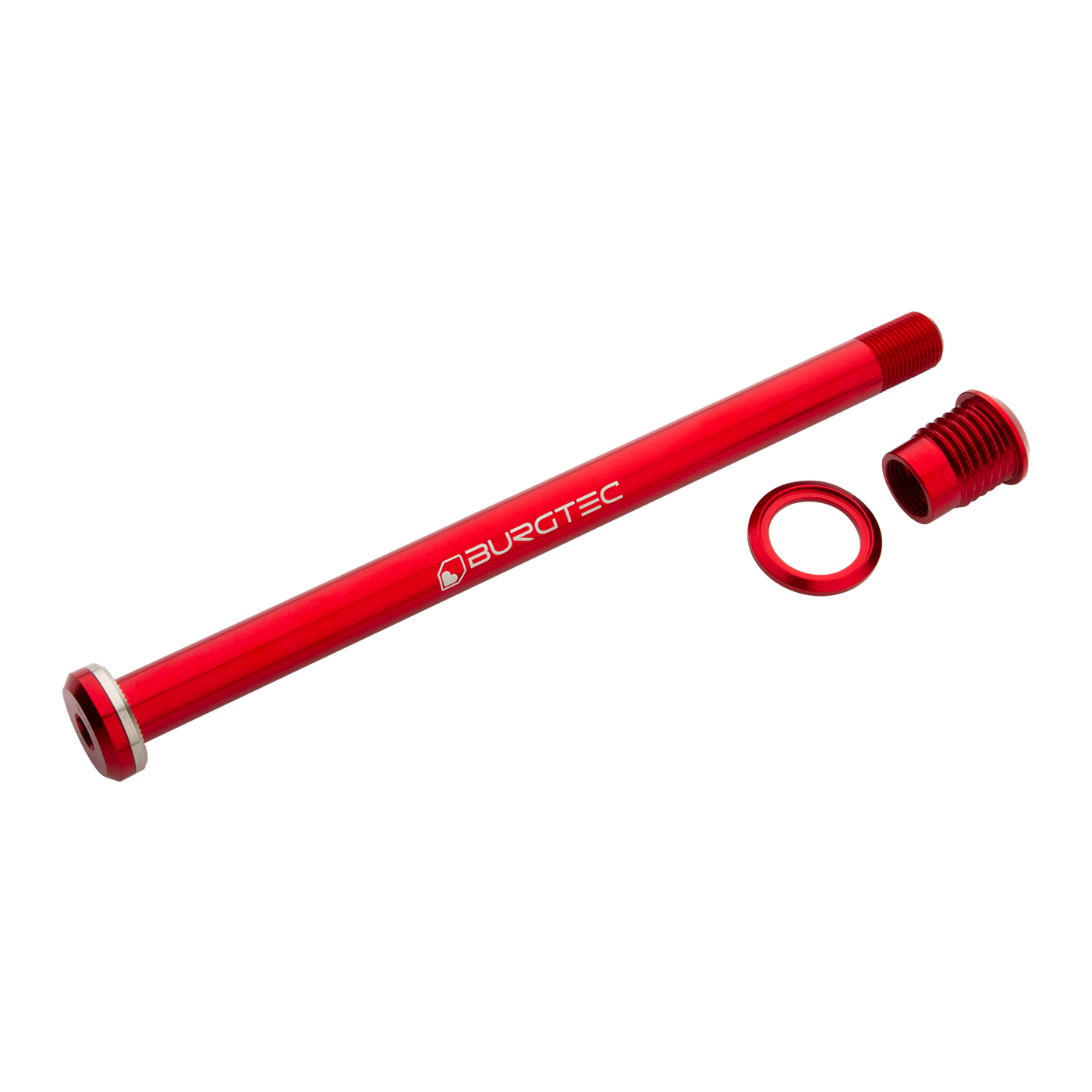Burgtec Santa Cruz Rear Axle-173.7mm-Race Red-BRINK