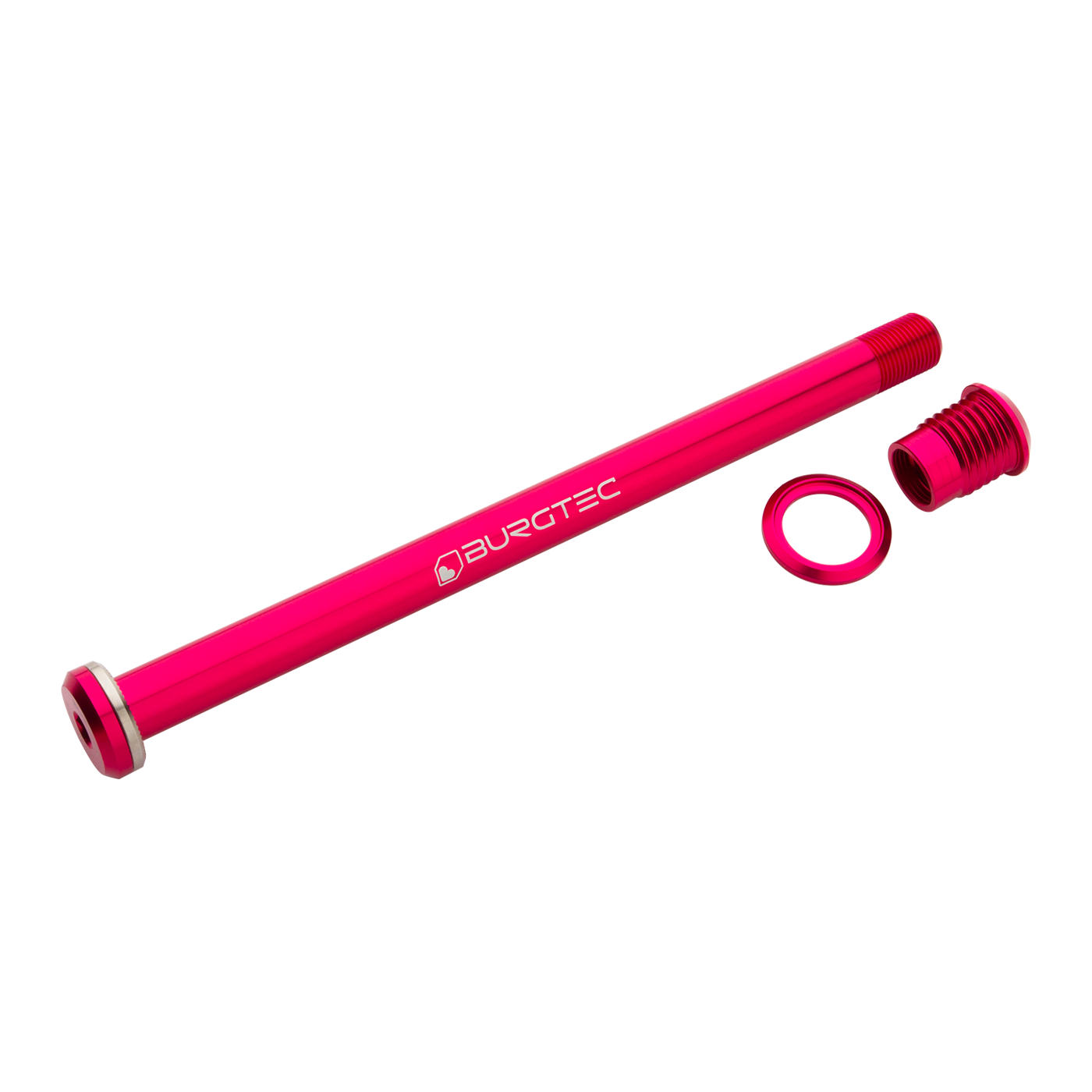 Burgtec Santa Cruz Rear Axle-173.7mm-Toxic Barbie Pink-BRINK