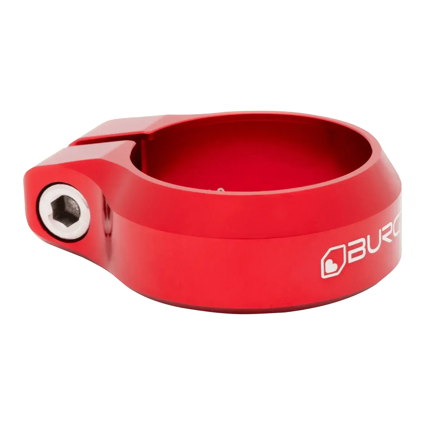Burgtec Seat Clamp-34.9mm-Race Red-BRINK