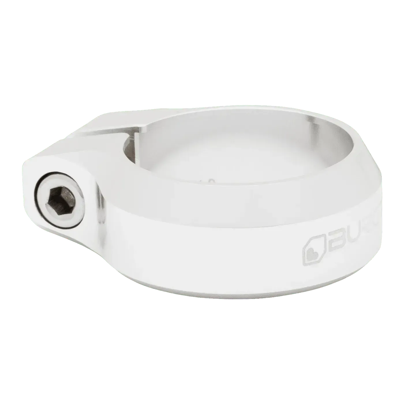 Burgtec Seat Clamp-34.9mm-Rhodium Silver-BRINK