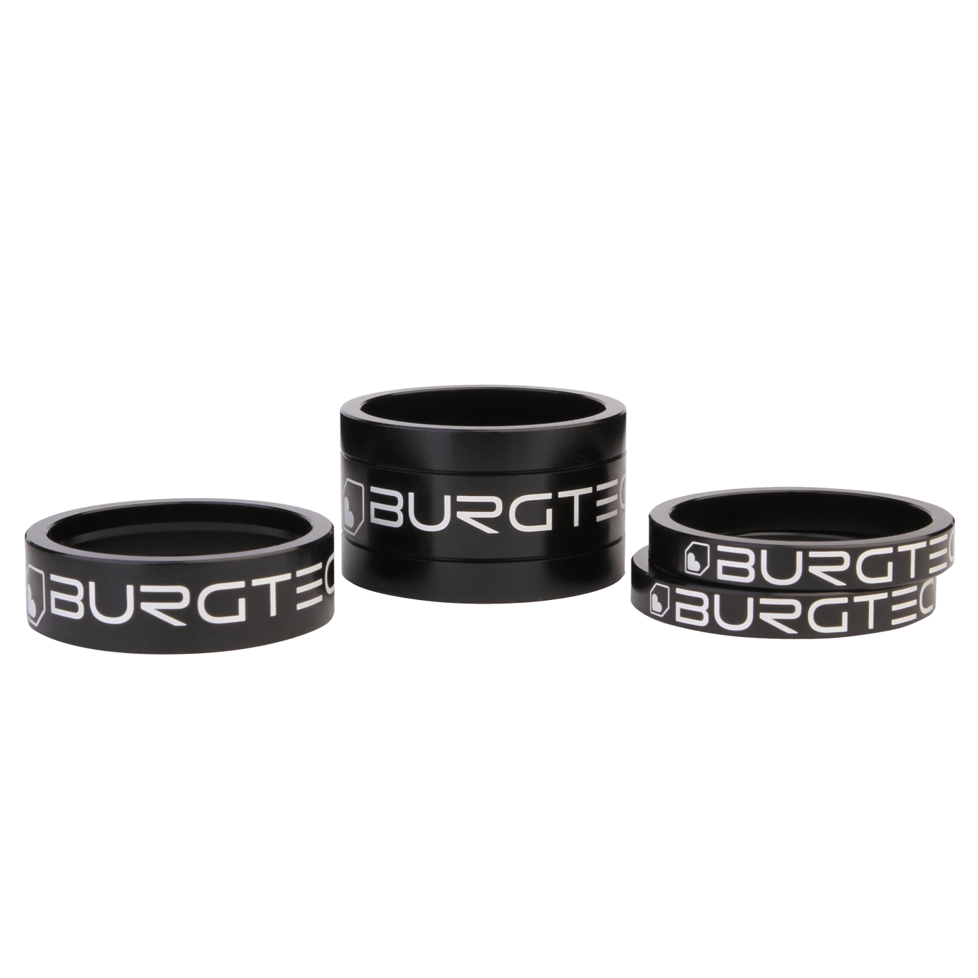 Burgtec Stem Spacer Kit-Burgtec Black-BRINK