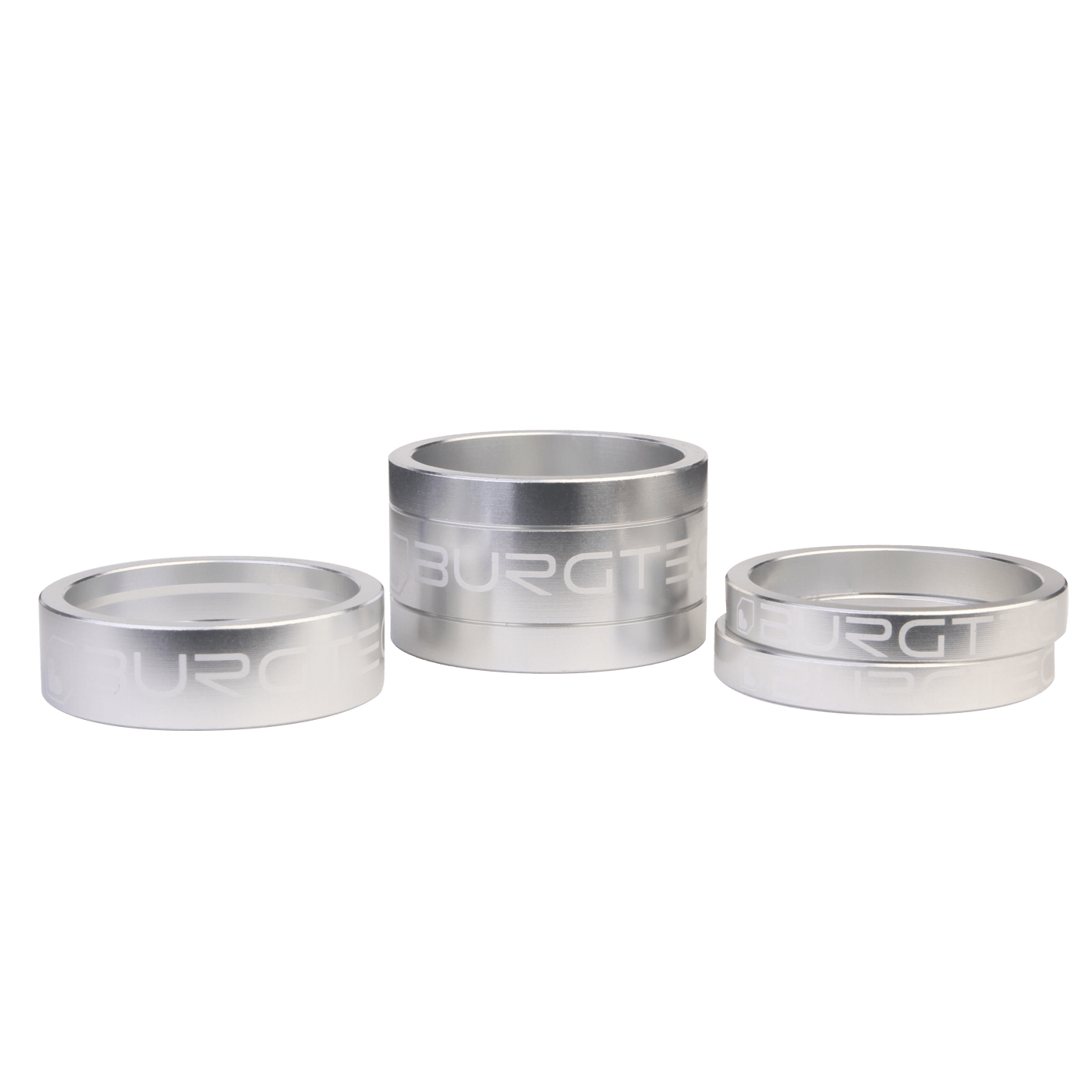 Burgtec Stem Spacer Kit-Rhodium Silver-BRINK