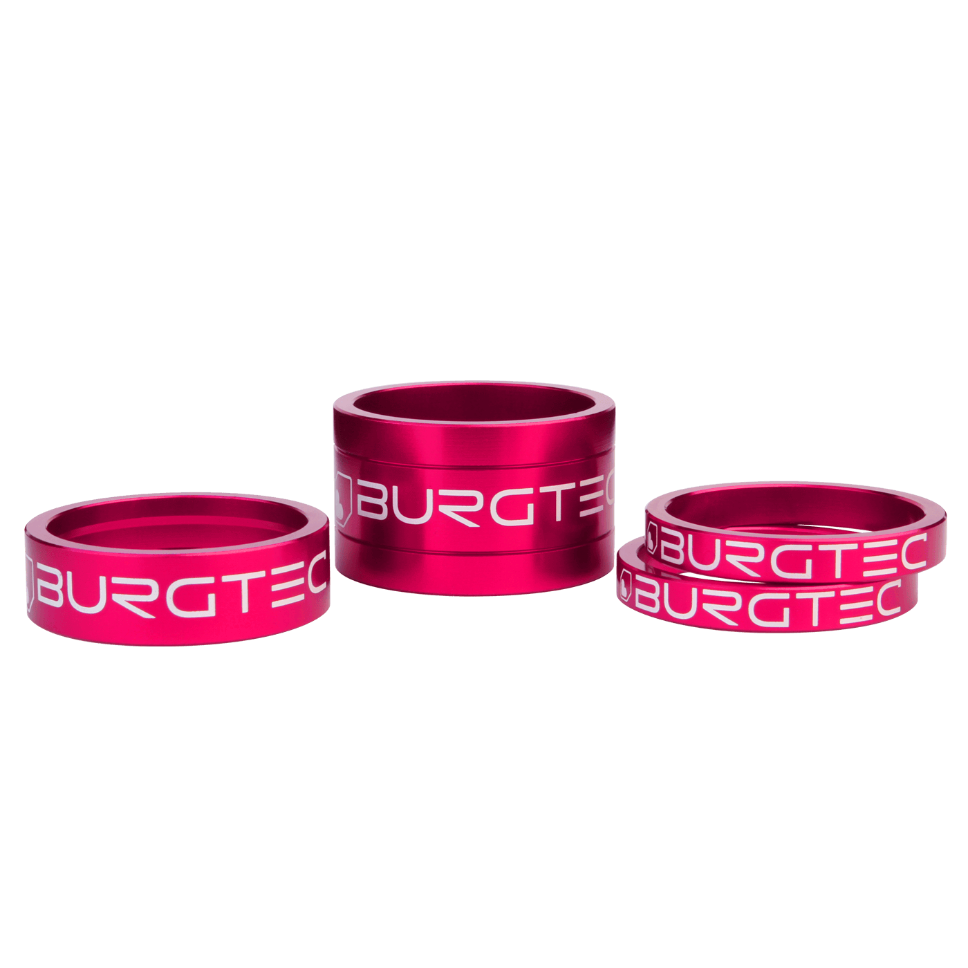 Burgtec Stem Spacer Kit-Toxic Barbie Pink-BRINK