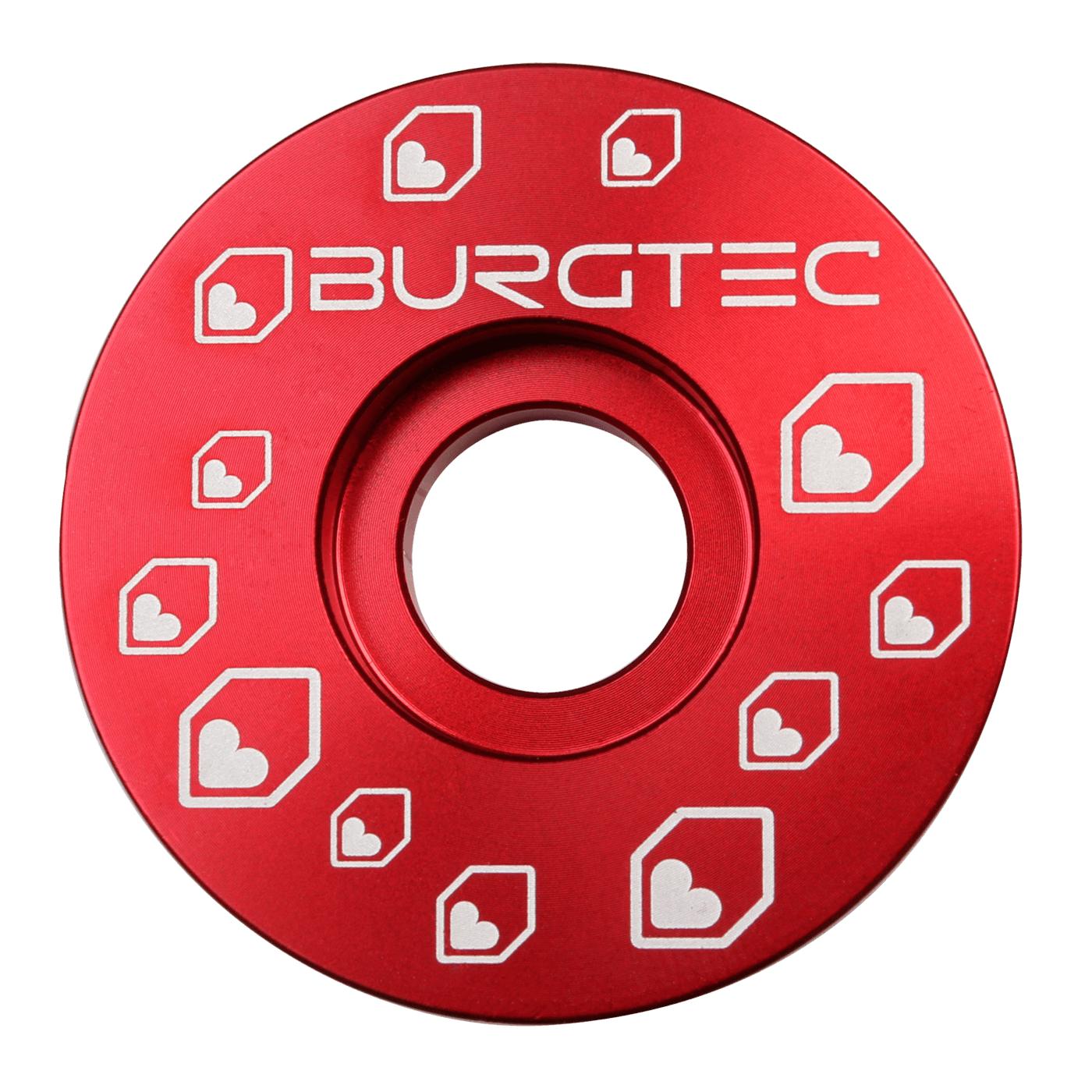 Burgtec Top Cap-Race Red-BRINK