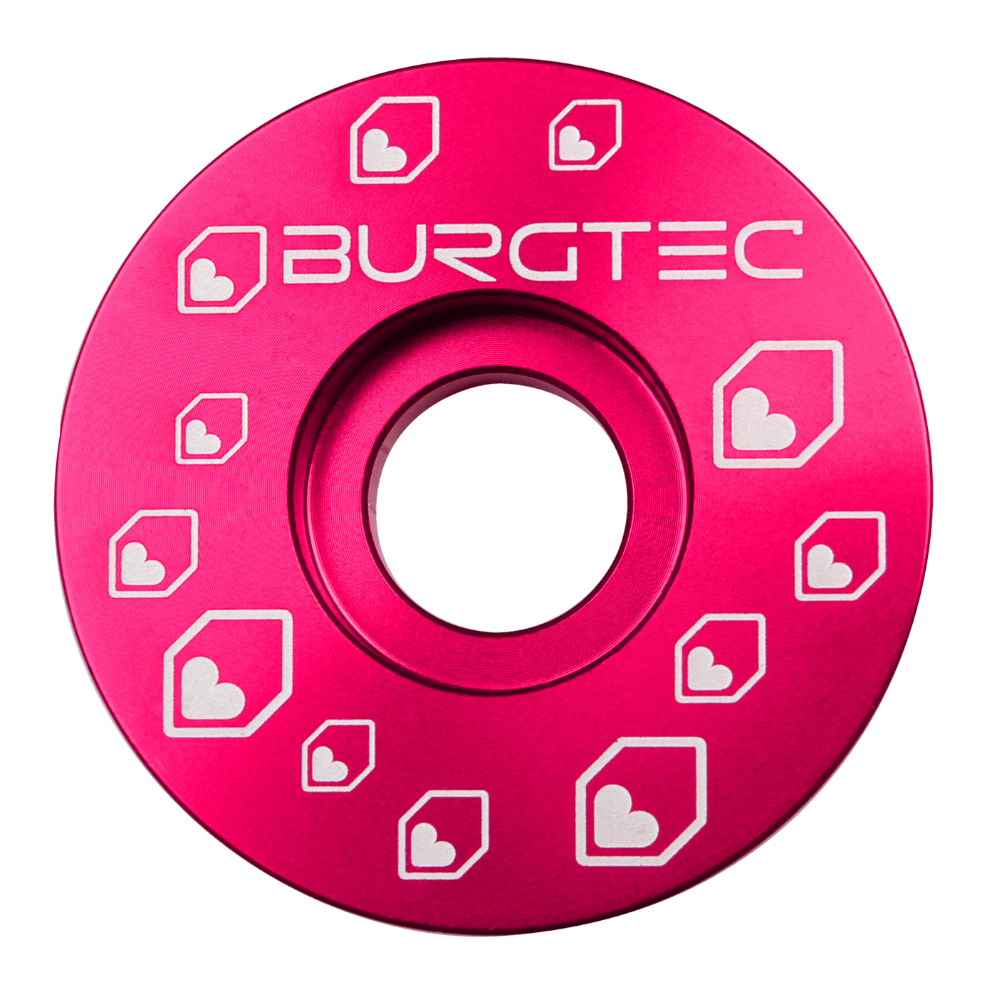 Burgtec Top Cap-Toxic Barbie Pink-BRINK