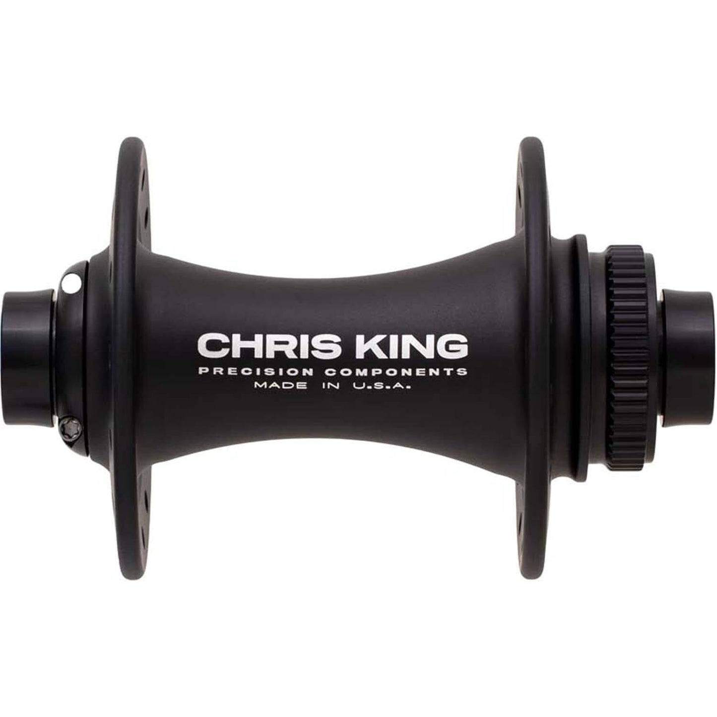 Chris King MTB Boost Front Hub | Centre Lock | Steel Bearings-110 x 15mm-24h-Matte Black-BRINK