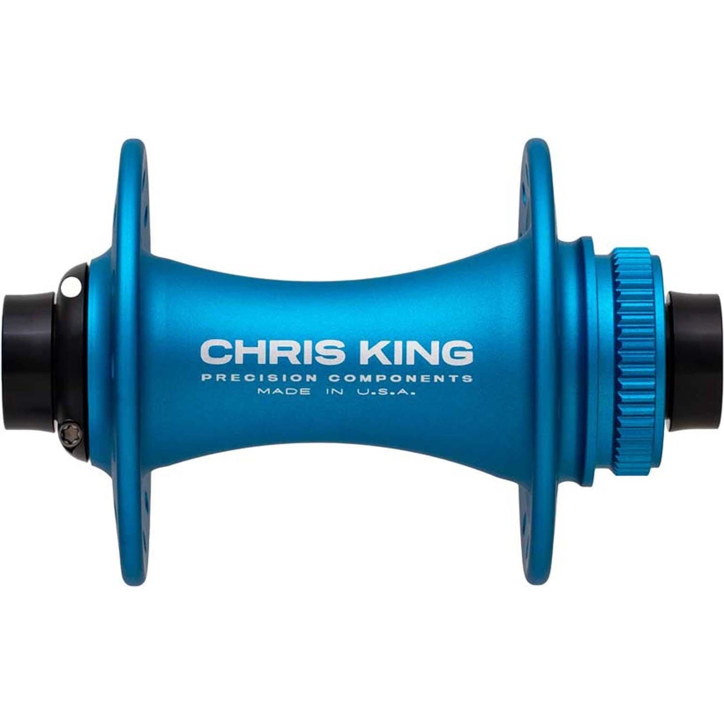 Chris King Road R45D Front Hub | Centre Lock | Steel Bearings-100 x 12mm-24h-Matte Turquoise-BRINK