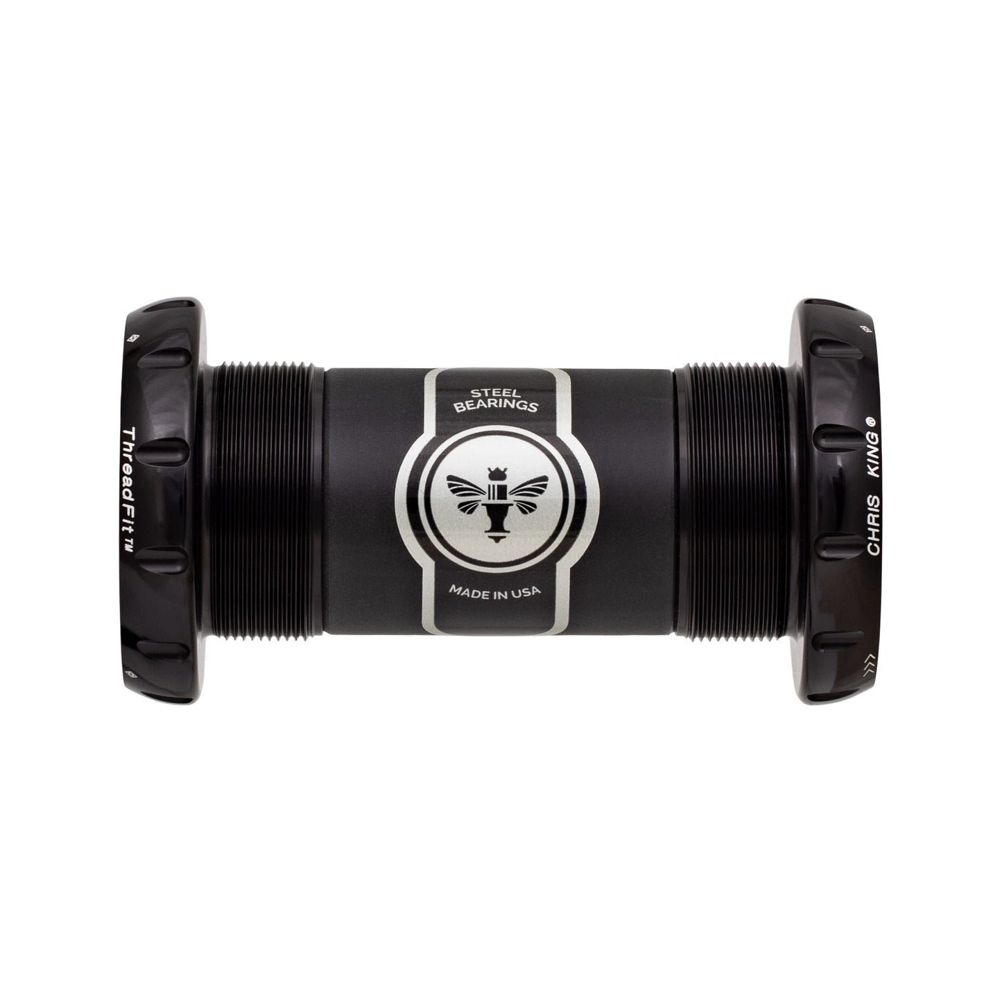 Chris King ThreadFit 30 Bottom Bracket-68-73mm-Black-Ceramic Bearings-BRINK
