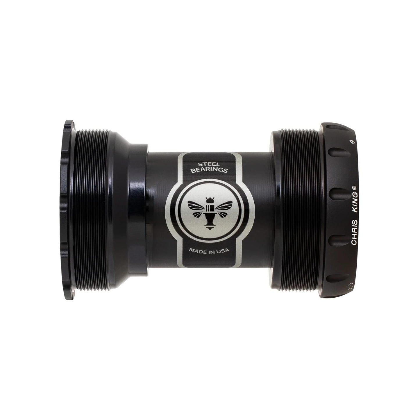 Chris King Threadfit T47A 30 Bottom Bracket-68-73mm-Matte Black-Ceramic Bearings-BRINK