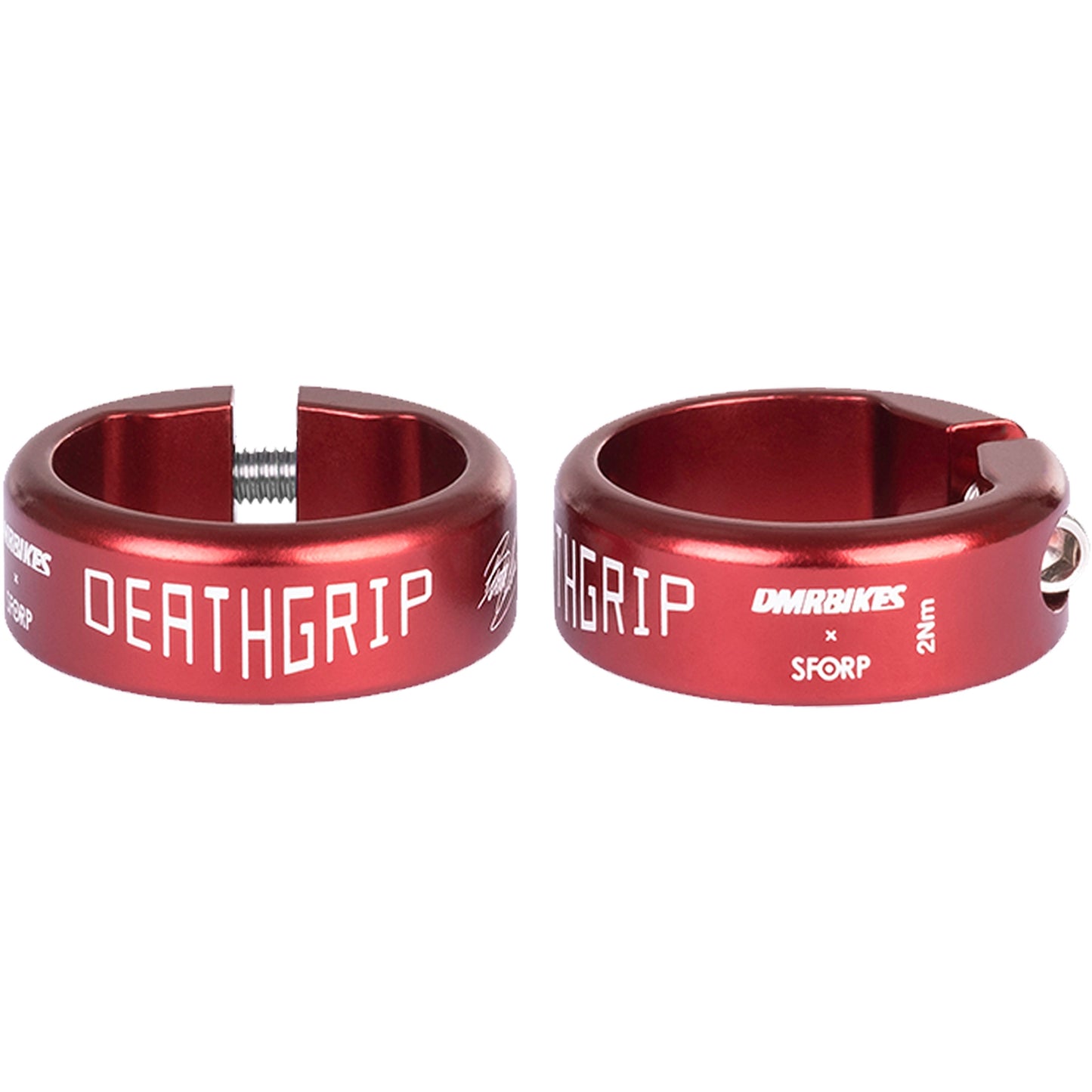 DMR DeathGrip Collar-Red-BRINK