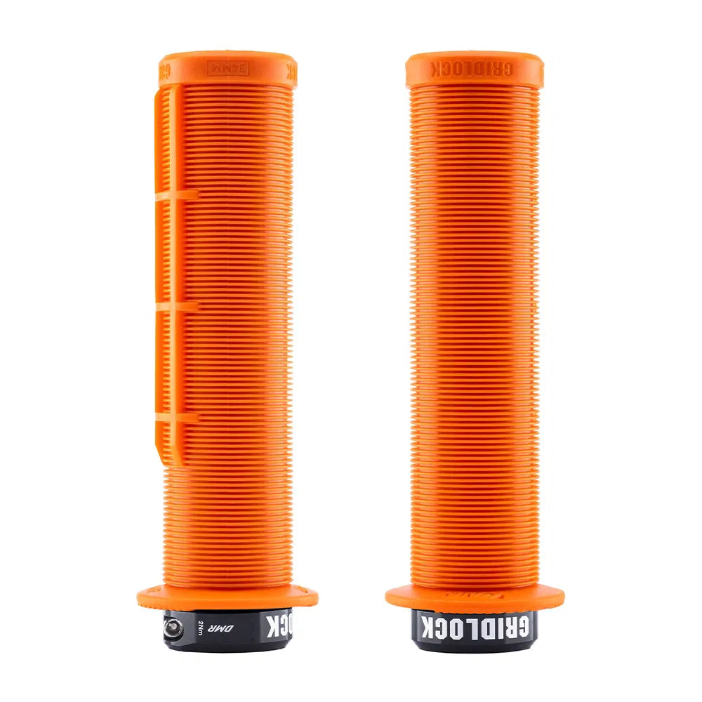 DMR Gridlock Lock-On Grips-Orange-BRINK