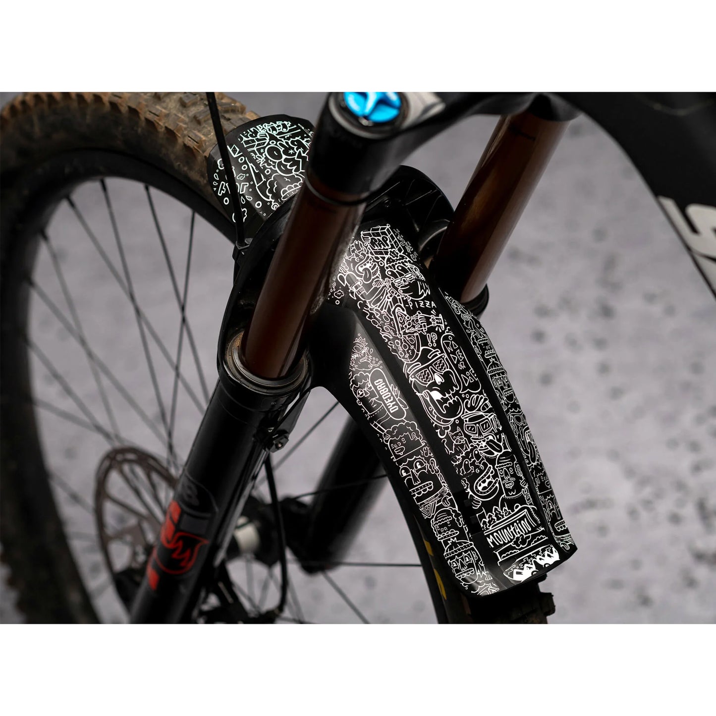 DYEDBRO Juay Mudguard Decal-FOX 36-38 XL-BRINK