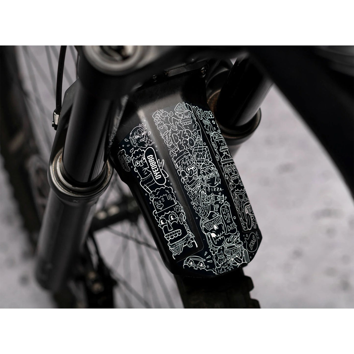 DYEDBRO Juay Mudguard Decal-Rockshox Zeb-BRINK