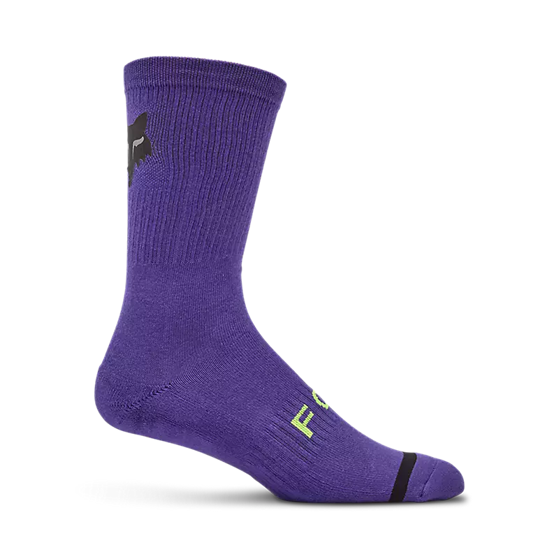 Fox Head Fox Head 8" Defend Sock Lunar SE 2025-XS/S-Grape-BRINK