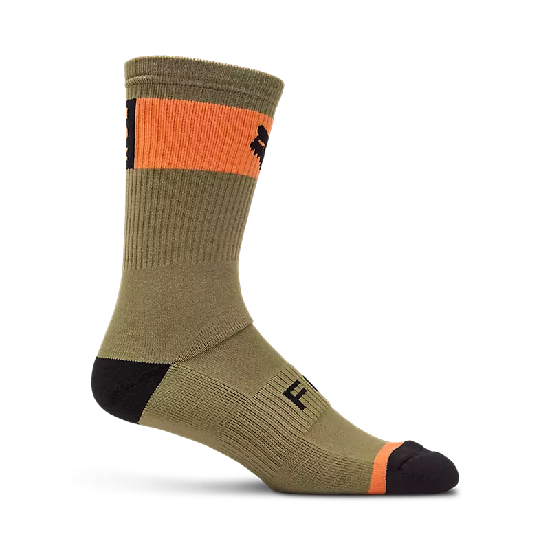 Fox Head Fox Head 8" Defend Winter Sock 2025-XS/S-Adobe-BRINK