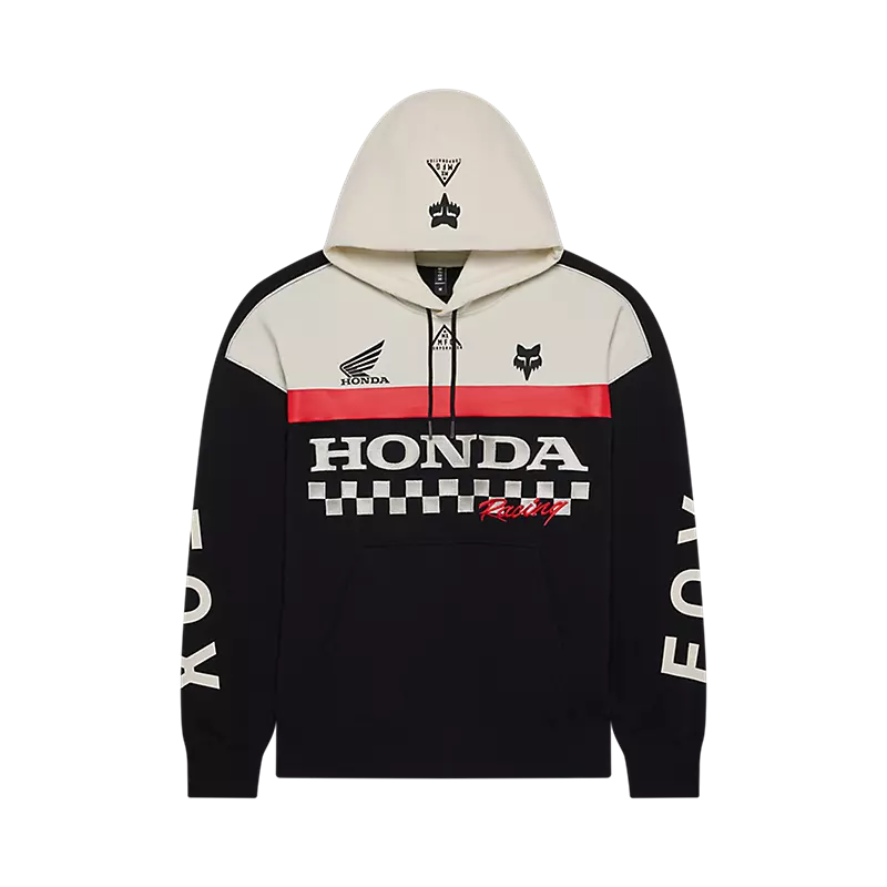 Fox Head Honda Heavyweight Pullover Hoodie-S-Black-BRINK
