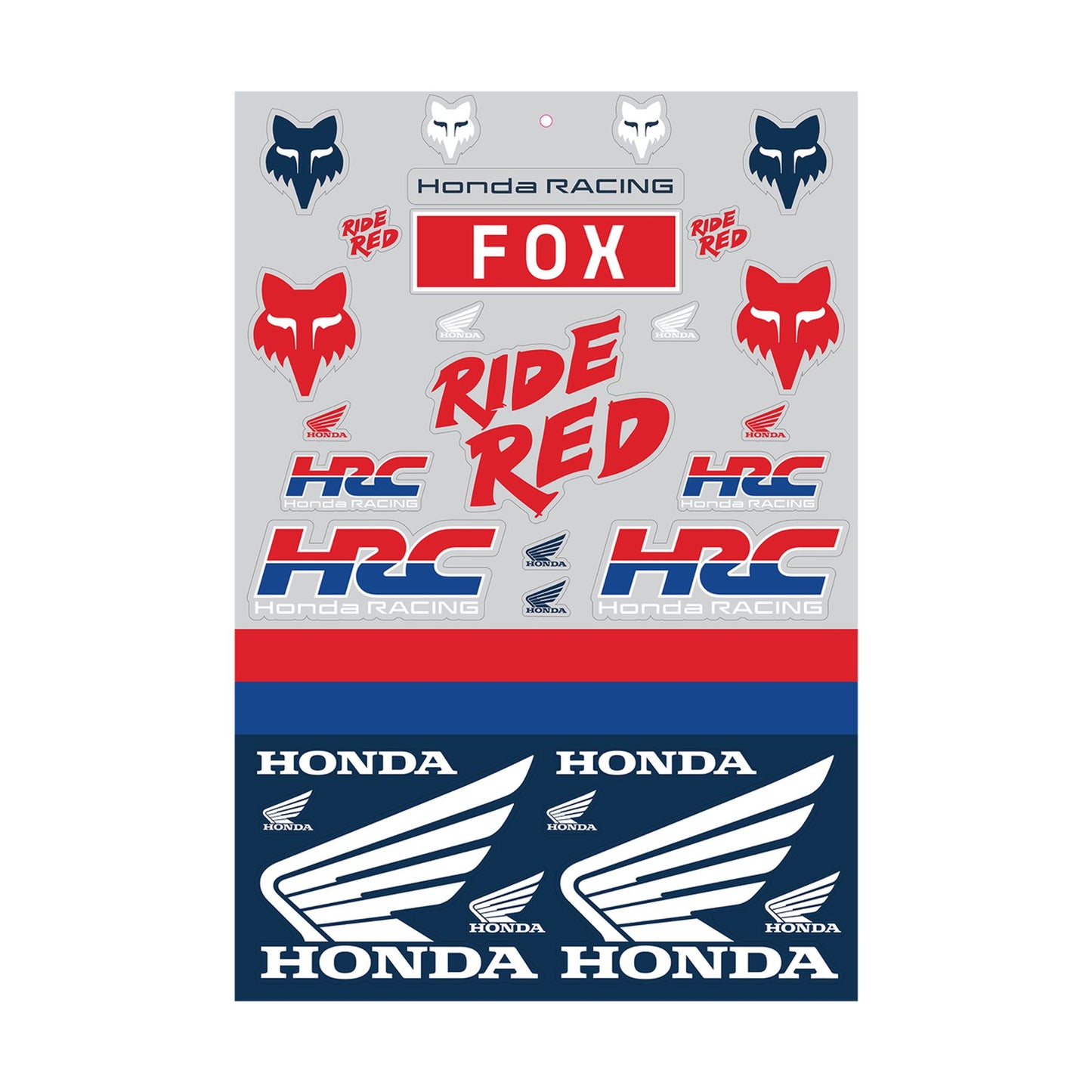 Fox Head Honda Track Sticker Pack-One Size-Multi-BRINK