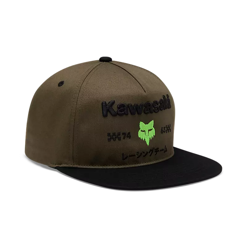 Fox Head Kawi Snapback Hat-One Size-Olive Green-BRINK