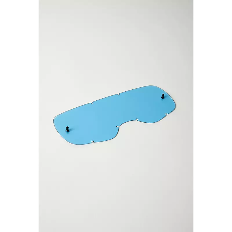 Fox Head MX20 Airspace/Main Clear Lens-One Size-Blue-BRINK