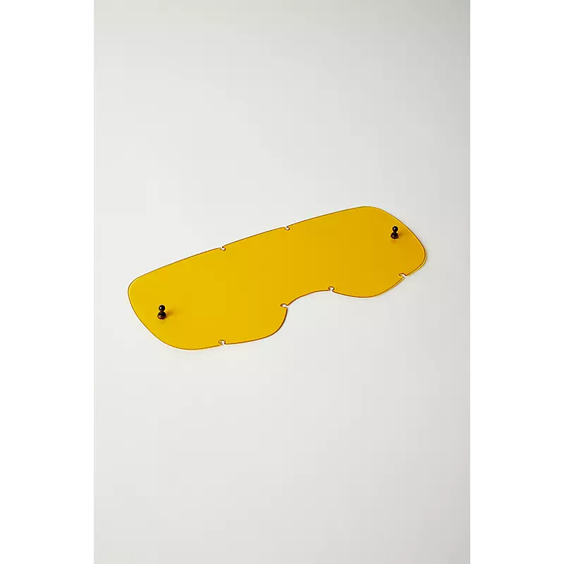 Fox Head MX20 Airspace/Main Clear Lens-One Size-Yellow-BRINK