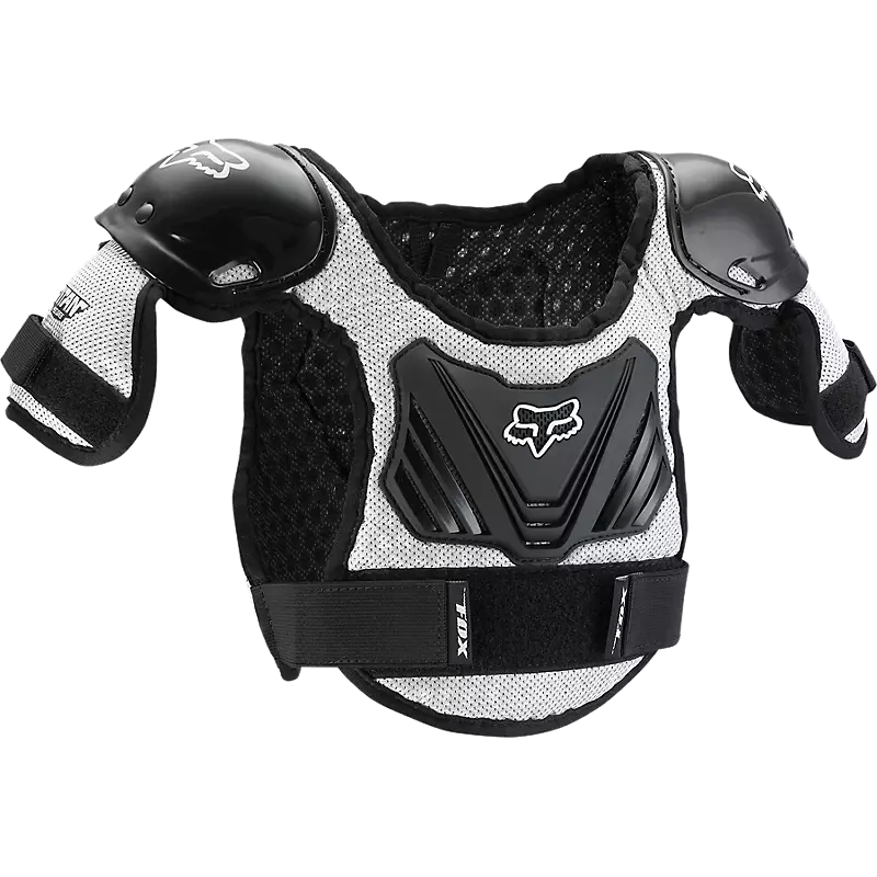 Fox Head Peewee Titan Roost Deflector-M/L-Black / Silver-BRINK