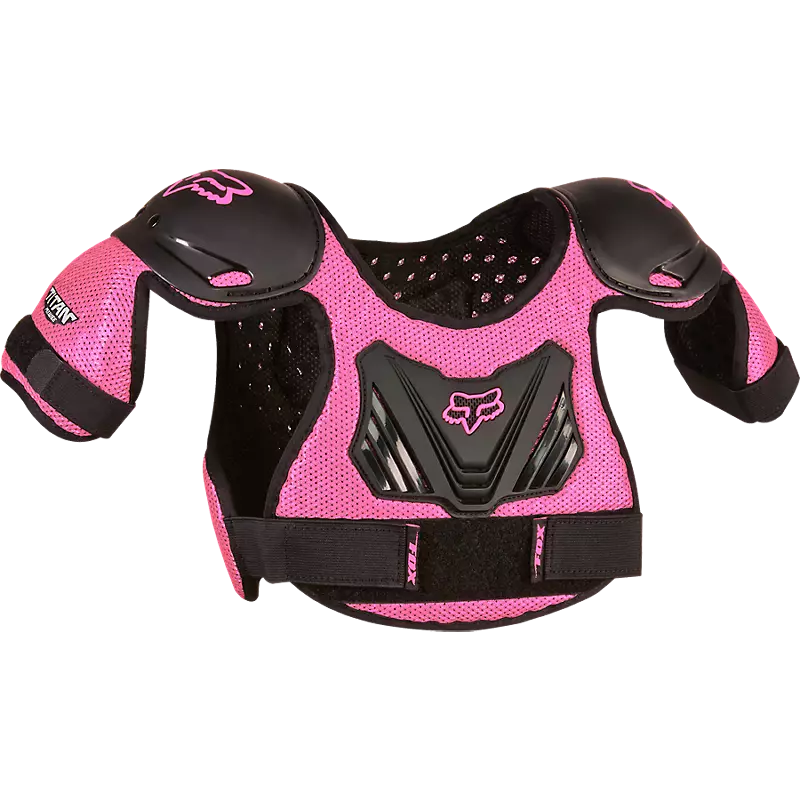 Fox Head Peewee Titan Roost Deflector-S/M-Black / Pink-BRINK