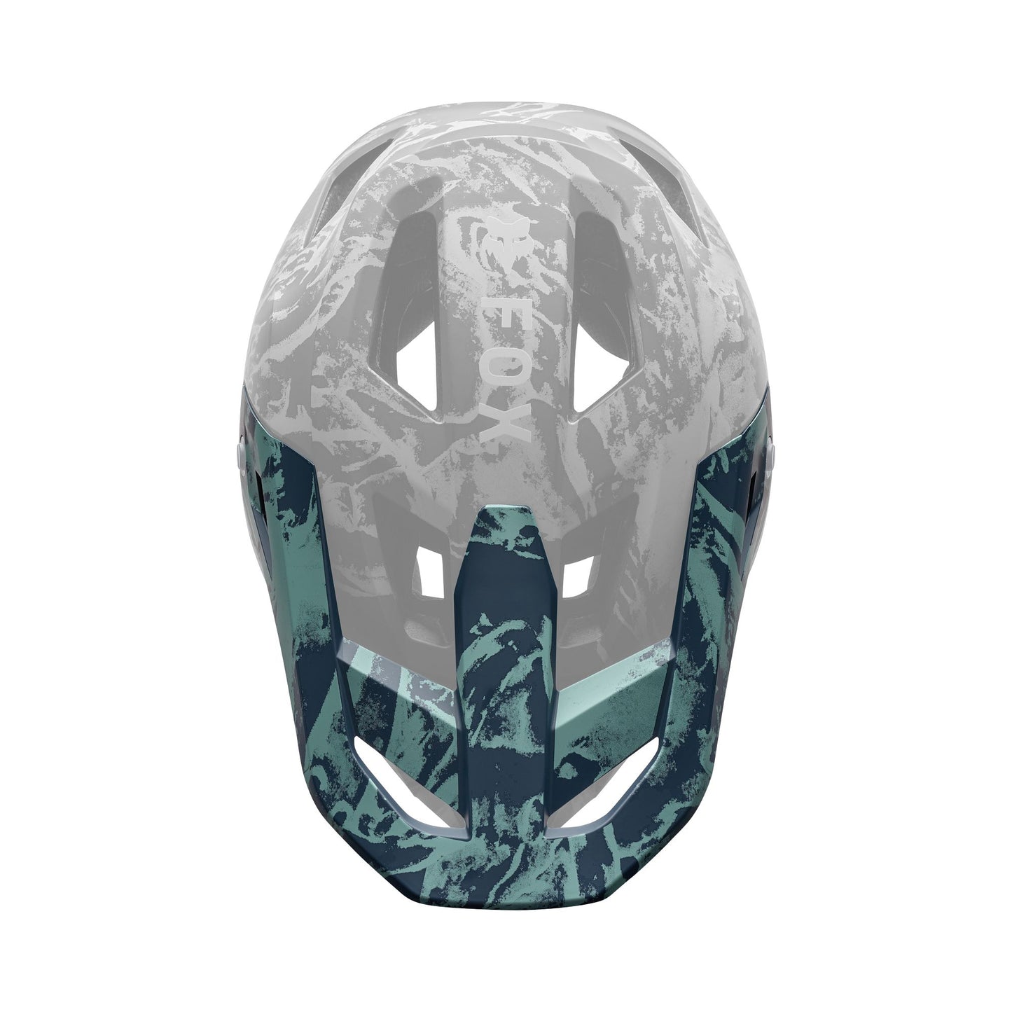 Fox Head Rampage Helmet Visor 2026-XS-IMAGE Print Arctic Blue-BRINK
