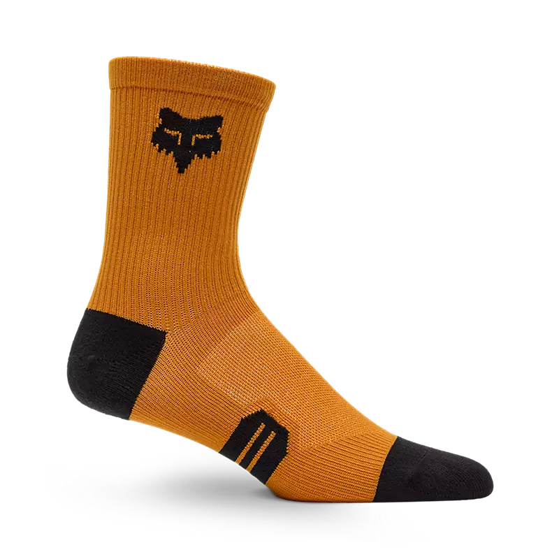Fox Head Ranger sock 6"-Carmel Brown-XS/S-BRINK