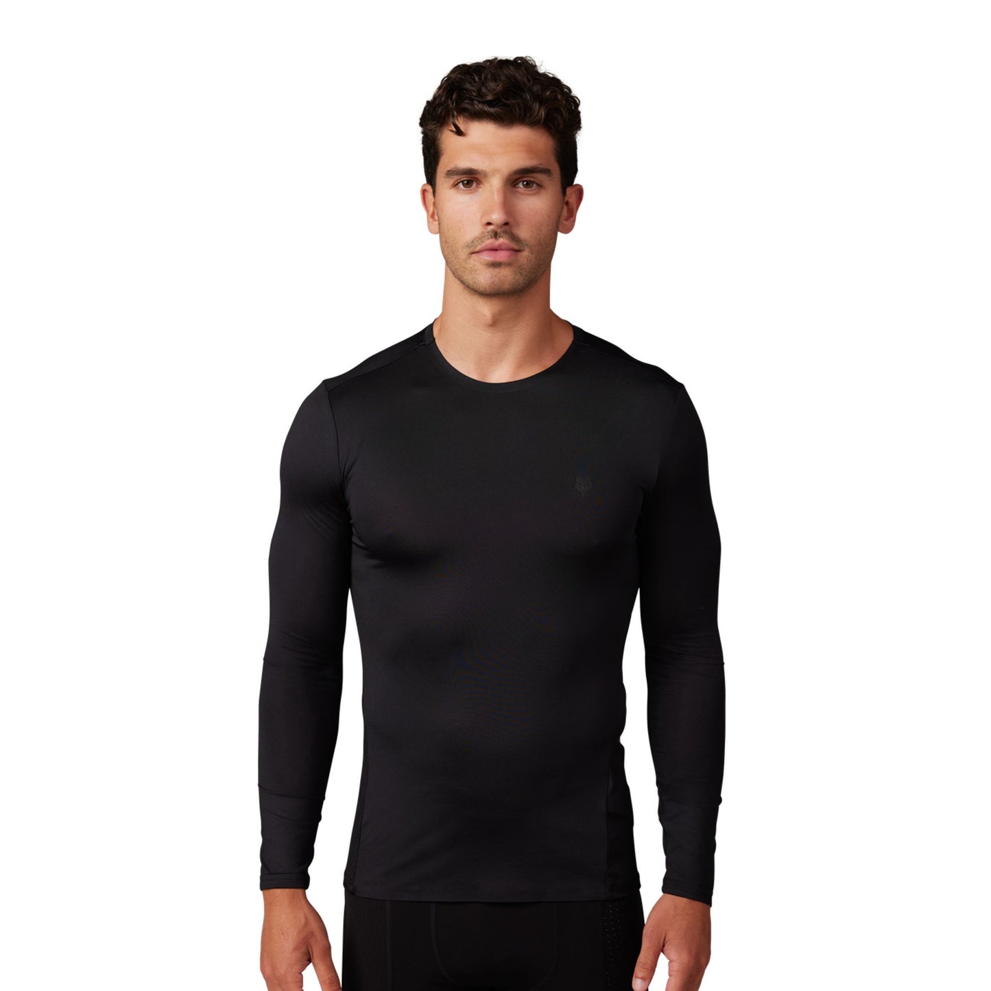 Fox Head Tecbase Long Sleeve Shirt-S-Black-BRINK