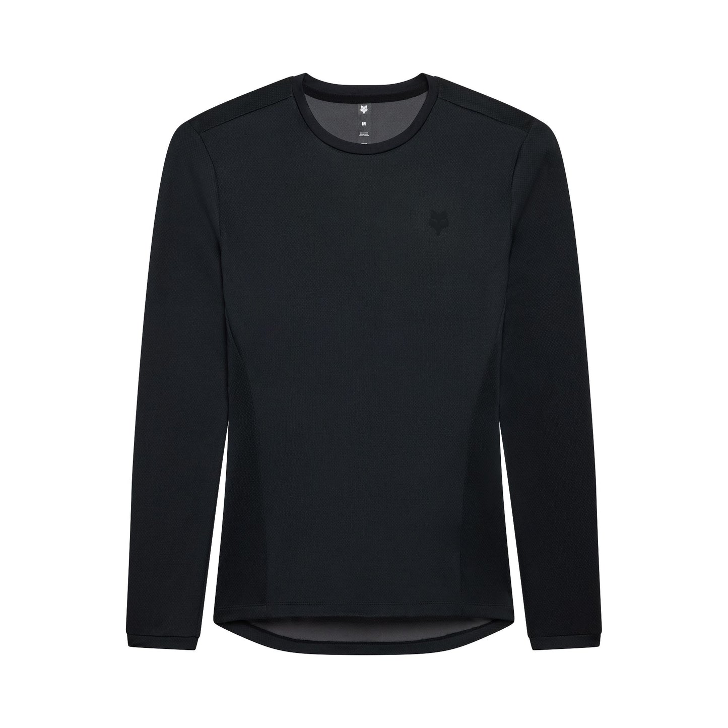 Fox Head Techbase Fire Long Sleeve Shirt-S-Black-BRINK