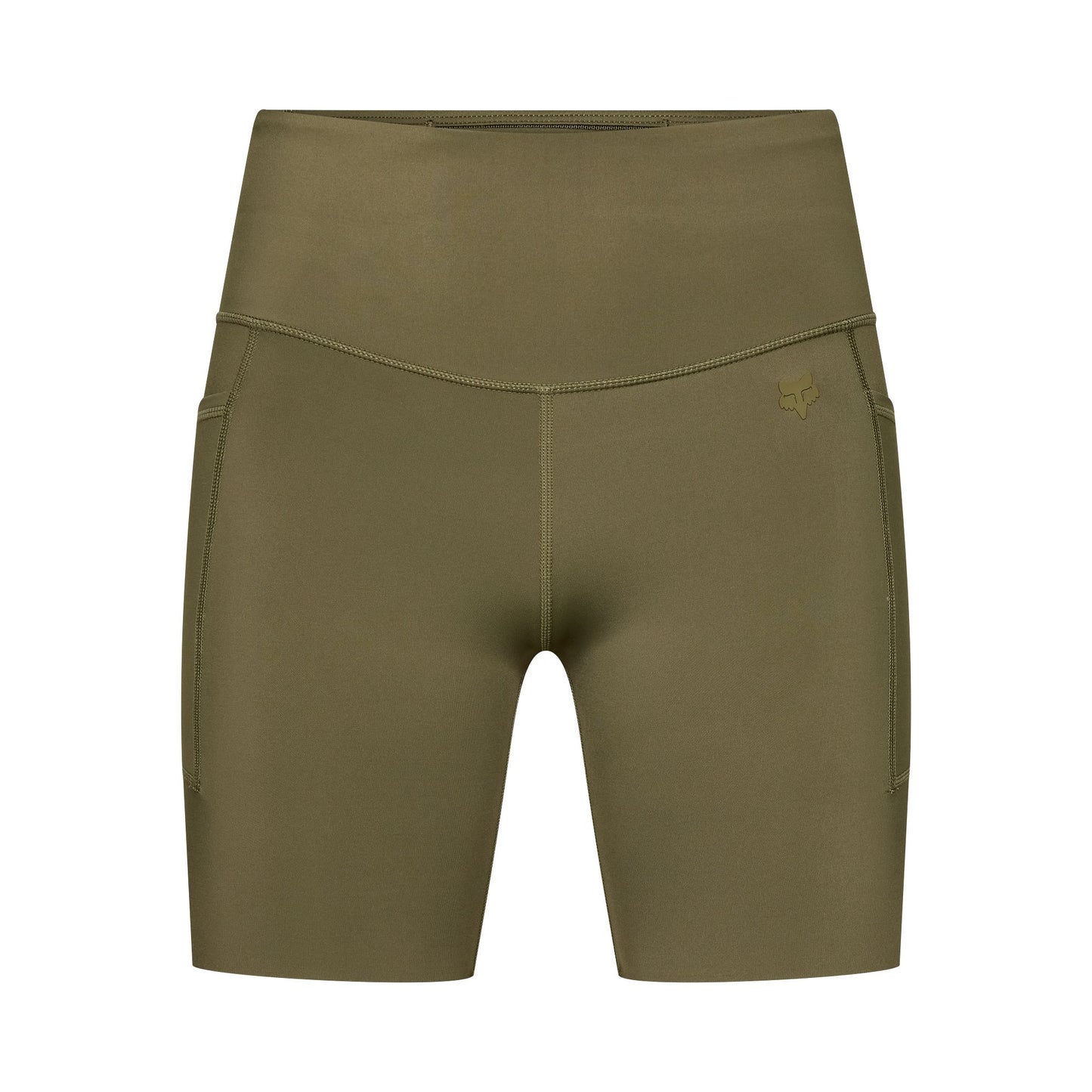 Fox Head Womens Motive Biker Shorts-XS-Olive Green-BRINK