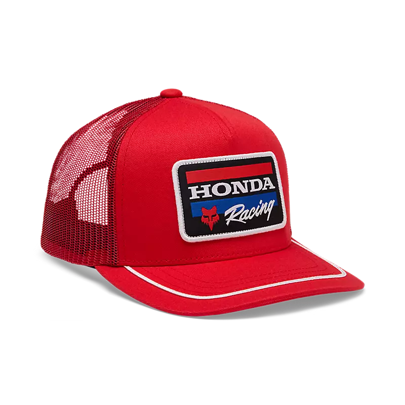 Fox Head Youth Honda Snapback Hat-One Size-Red-BRINK